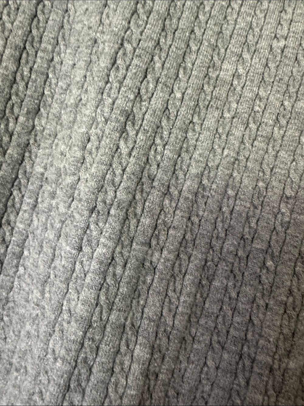 Rachel Parcell Light Gray Ribbed Knit Sweater - Picture 3 of 3
